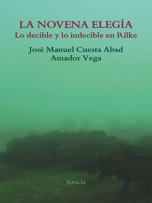cover image of La novena elegía